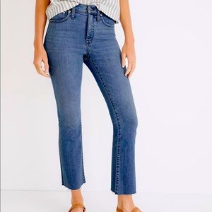 MADEWELL High Rise Cali Demi Boot Jean